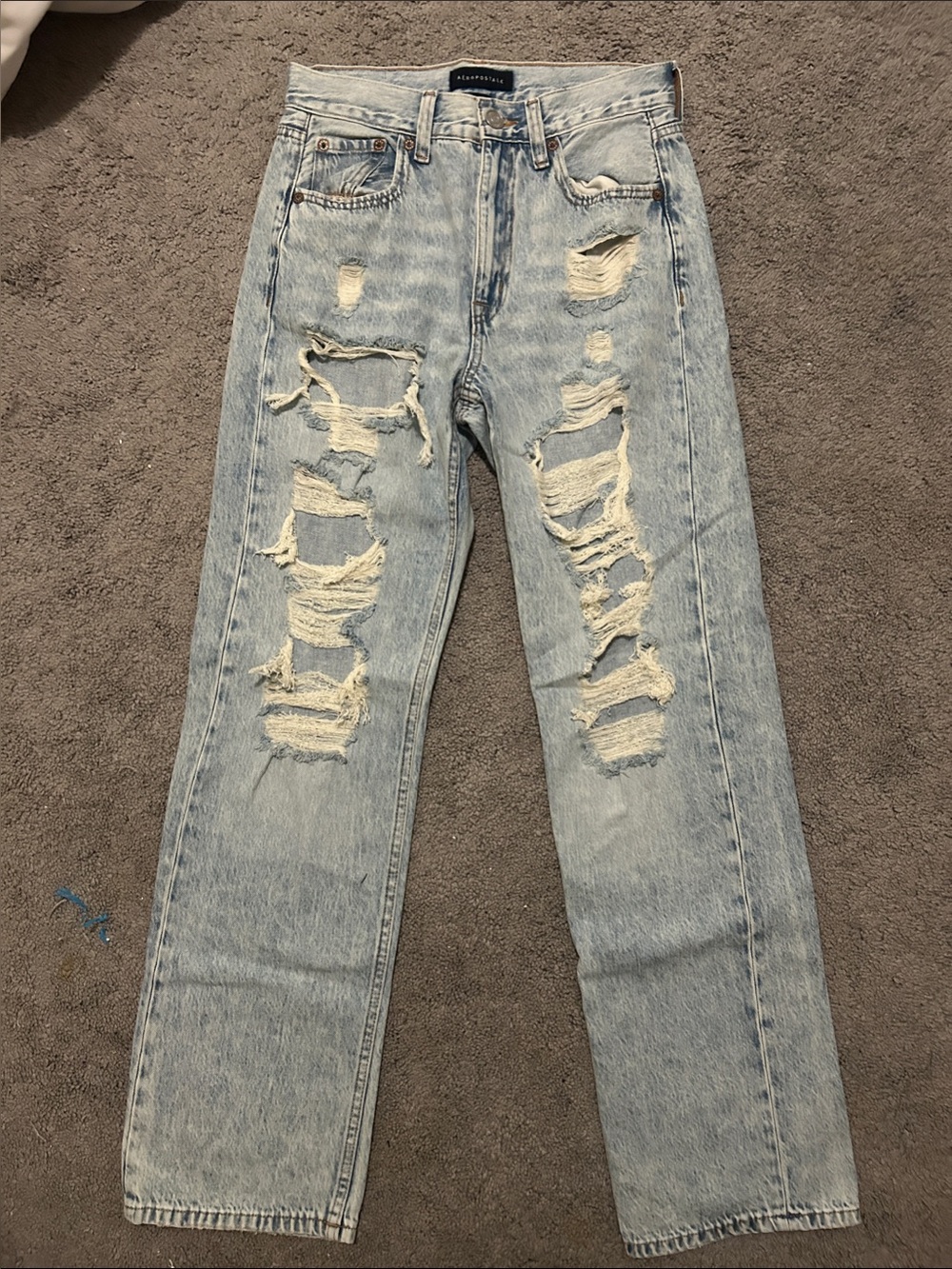 Light Blue Distressed Women’s Jeans